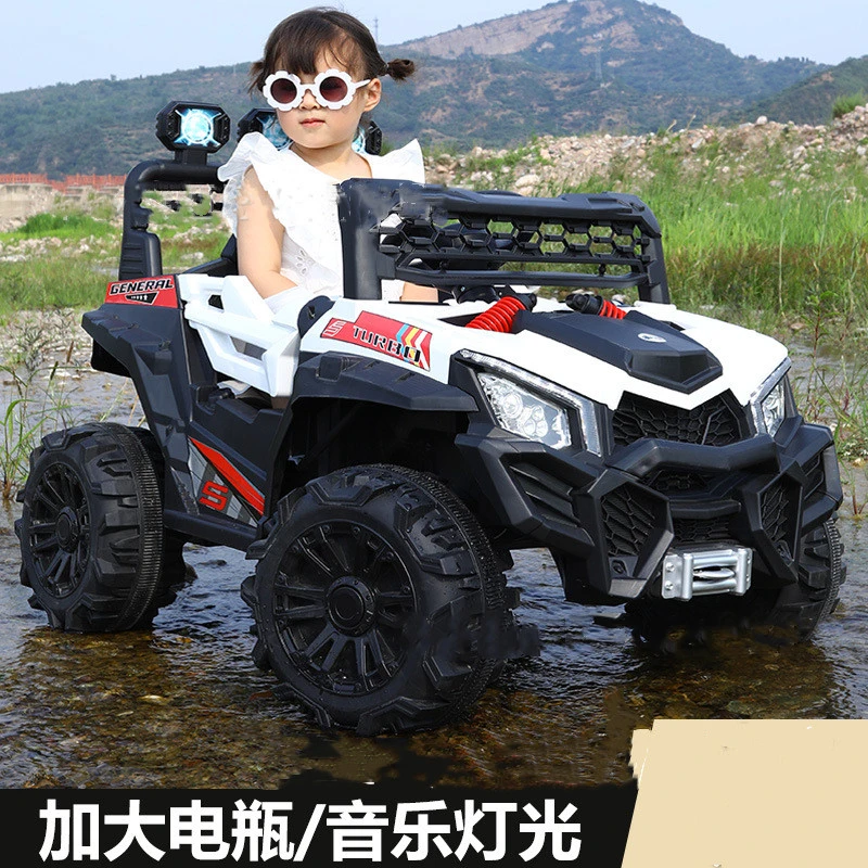 Ride on Car Remote Control Power Wheel Ride on Cars Kids Electric 2 Seater Kids Licensed 24V 12V SUV Cars for 10 Years Old Huge
