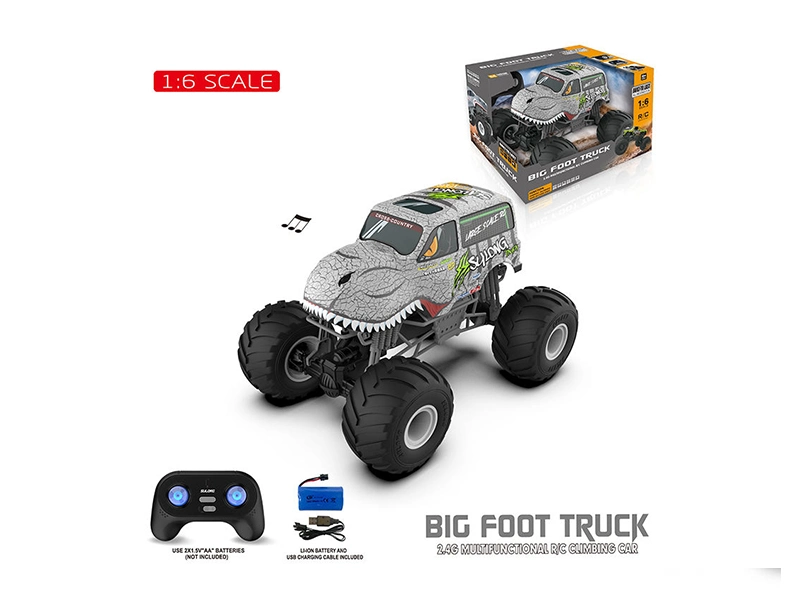 1: 6 Scale Kids Toys Monster Truck with USB Charger Remote Cars