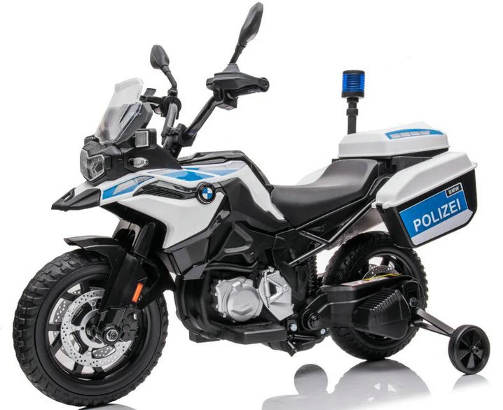 New BMW F850 GS Licensed Kids Motorcycle Ride on Toy with Police Light and Storage Box