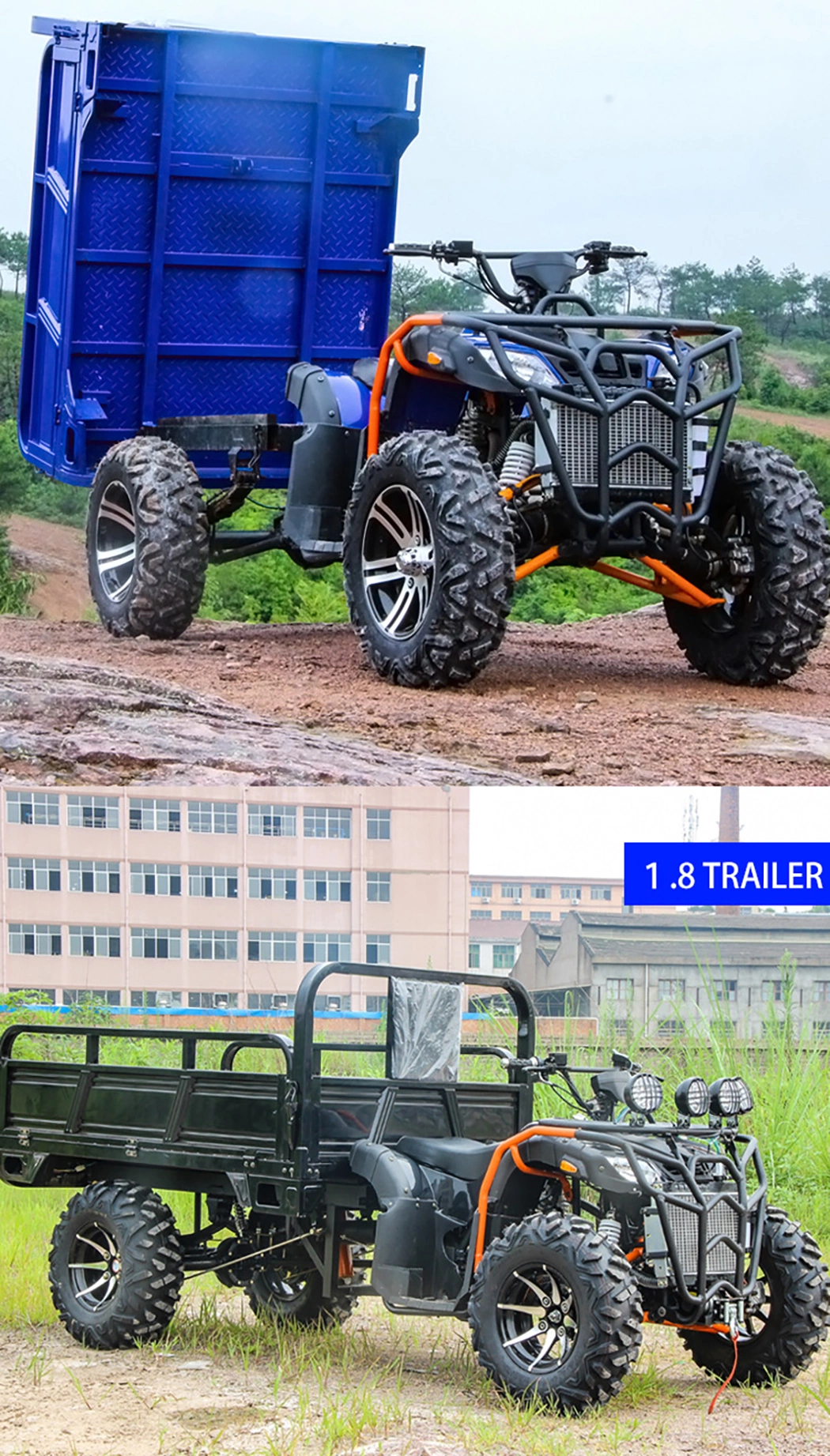 High Quality 300cc UTV Factory Directly Supply Quad Electric Scooter Farm ATV