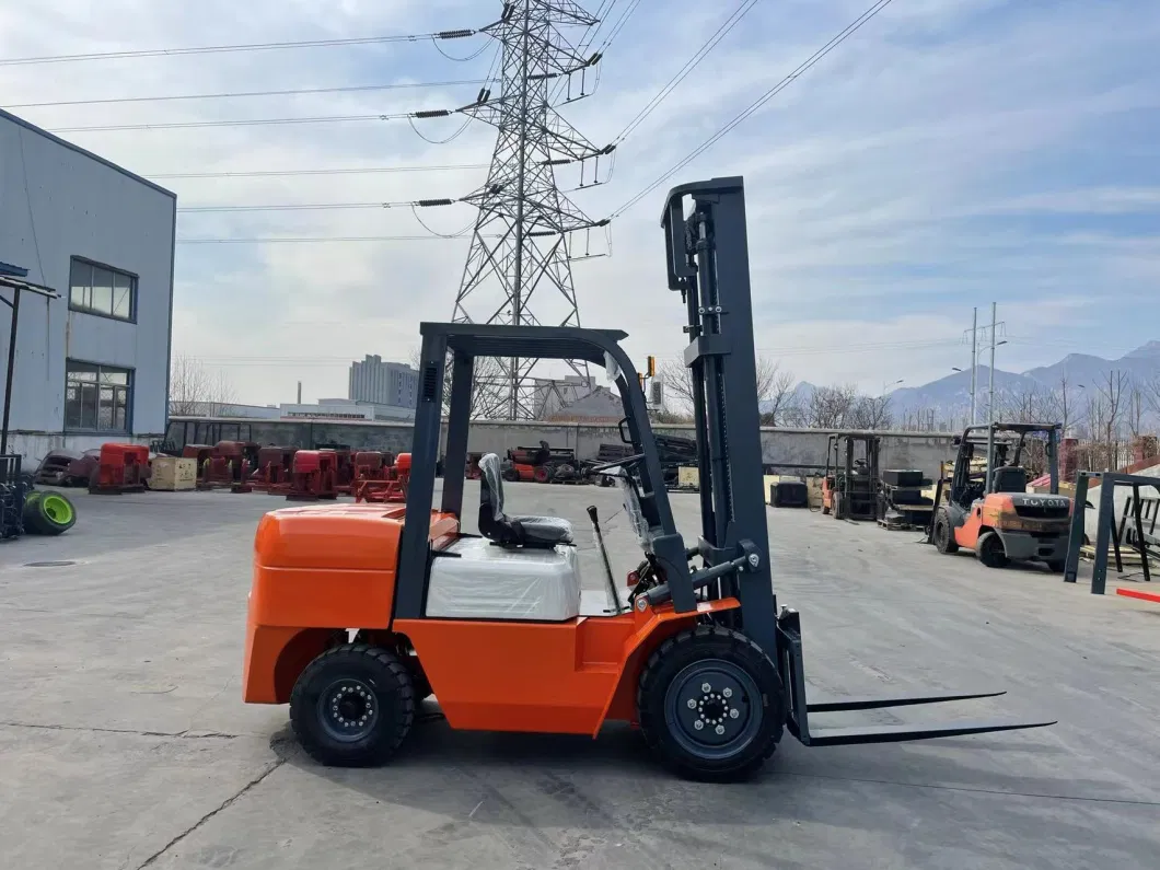 Diesel Power Forklift Engineering Vehicles Used for Material Transport