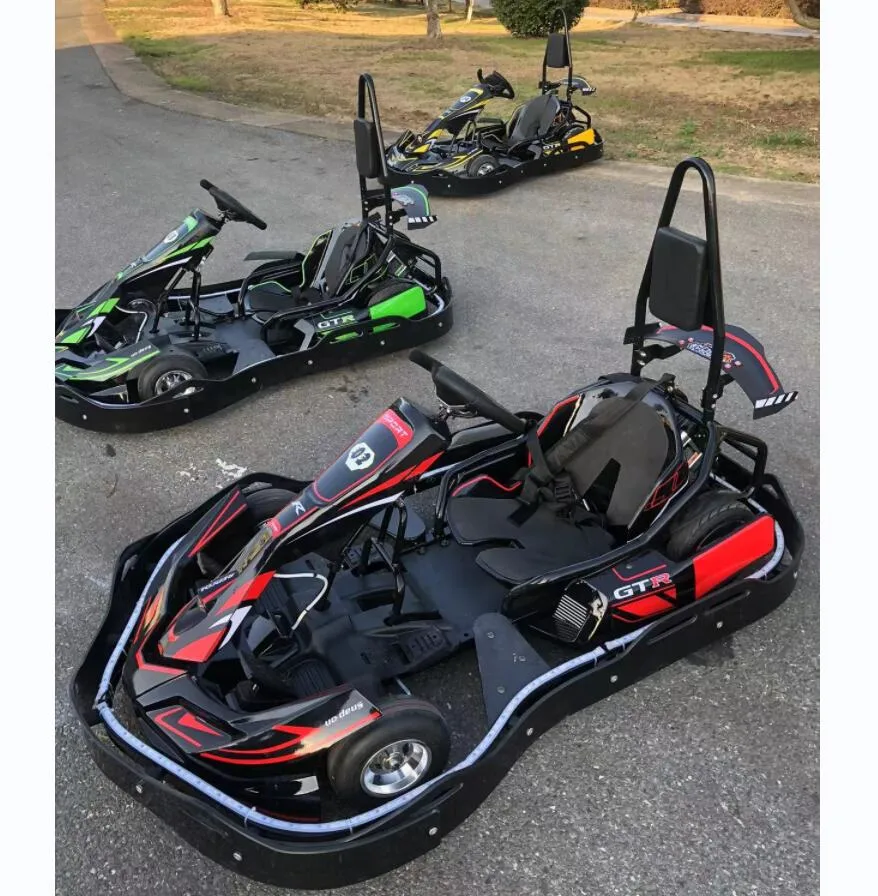 Max 60km/H Big Battery Electric Power Racing Go Karting Cars 800W Kart Racing for Kids Adult for Sale