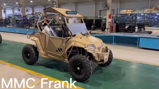 400cc 2 Seat Farm UTV with Cargo Box Beach All Terrain Vehicle