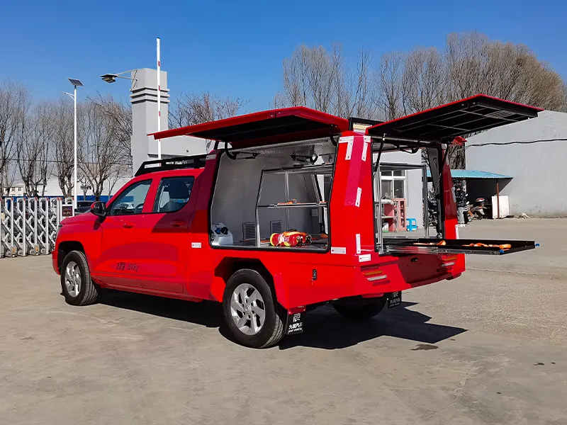 Used Multifunctional Service Vehicle 4X4 with Engineering Equipment